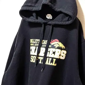 오거스타 스포츠 웨어 브릿 이스트 충전 후드티 블랙 L 구제 의류