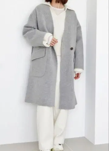 IENA 이에나 더블 페이스 V넥 코트