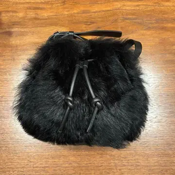 [ 미사용 새상품 ] theory 숄더백 양가죽 복조리 퍼