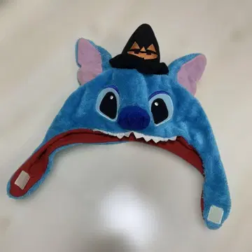 캐릭터 모자 파란색 귀 포함