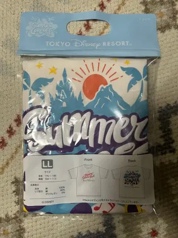 도쿄 디즈니 리조트 썸머 컬렉션 T셔츠 LL 미세스 콜라보