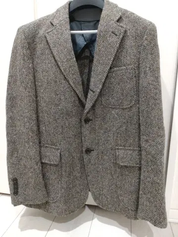 새상품급 해리스 트위드 테일러드 백 넘버 100주년 기념