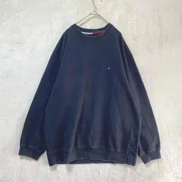 타미힐피거 / 트레이닝복 / XL / 로고 자수 마크 빅 사이즈 블랙