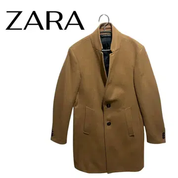 [ 새상품급 ] ZARA 카멜 체스터 코트 남성용 S