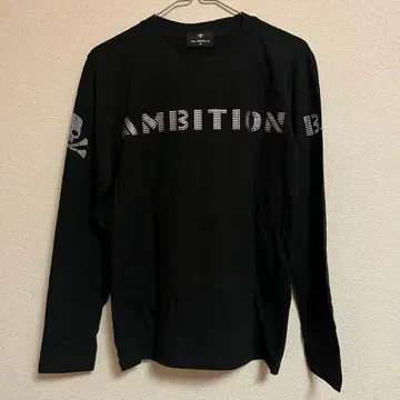 AMBITION NO.A37 블랙 스톤 티셔츠 헤이세이