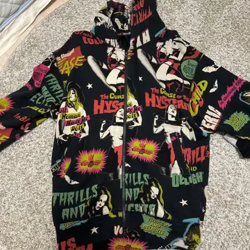 Hysterie Glamour 그래픽 후드티