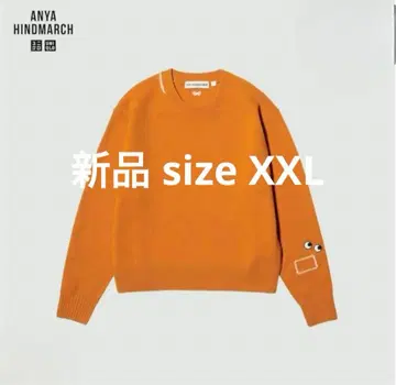 인기 UNIQLO x 안야 힌드마치 2024 니트 새상품 sizeXXL