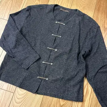 Y's 초기 와이즈 가디건 자켓 노카라 니트 일본제