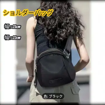 숄더백 블랙 23cm x 22cm 심플