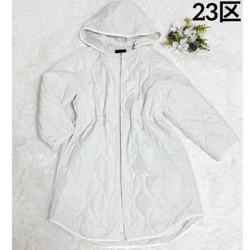 새상품급 23구 퀼팅 자켓 코트 충전솜 롱