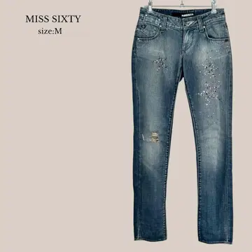 미스식스티 MISS SIXTY 스키니 데님 로우라이즈 스터드