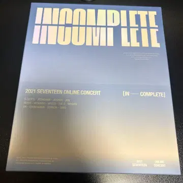 SEVENTEEN 2021 온라인 콘서트 DVD 세븐틴