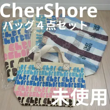 [미사용 4세트] Cher Shore 쉘쇼어 토트백 에코백
