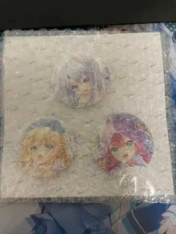 SummerPockets 카미야마 시키 츠무기 벤더스 캔뱃지 3개