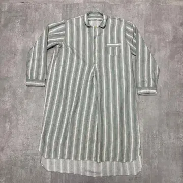 60s 유로 빈티지 그랑파 셔츠 긴팔 플란넬 셔츠 스트라이프