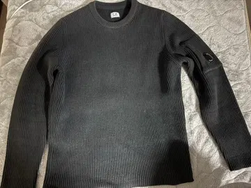 C.P. Company 리브 니트 블랙