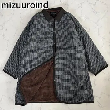[ 새상품급 ] 미즈이로 인드 하운드투스 퀼팅 자켓 보아 안감 코듀로이