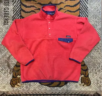 90s BIGsize 눈 없는 파타고니아 신틸라 스냅t 살몬 핑크