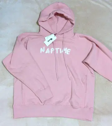 택 포함 새상품 Naptime 후드 부착 맨투맨 핑크 S AAA