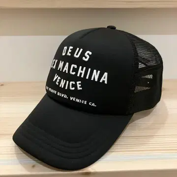 새상품급 거의 미사용 DEUS 데우스 엑스 마키나 캡 블랙