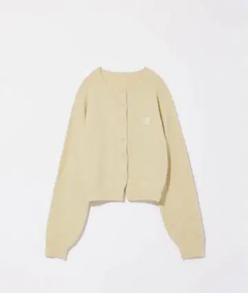 eaphi compact logo knit cardigan