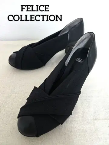 [컨디션 최상] FELICECOLLECTION 블랙 펌프스 펌프스