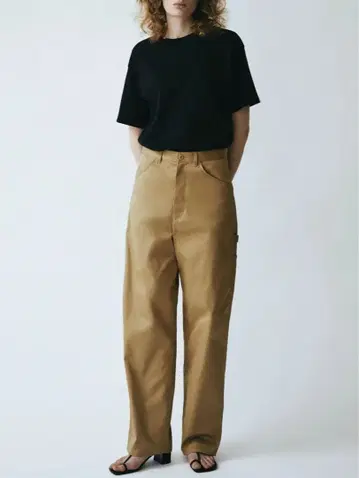 [새상품] newnow 페인터 팬츠 가을/겨울 에이쿠라 나나님 베이지