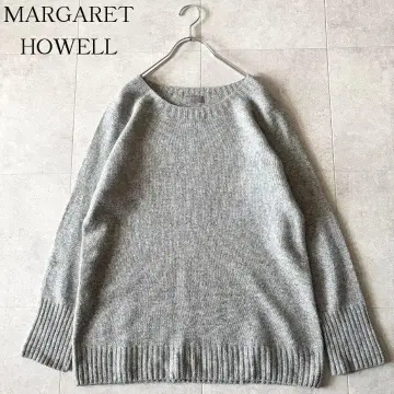 새상품급 마가렛호웰 긴팔 니트 2 그레이 캐시미어 실크 울