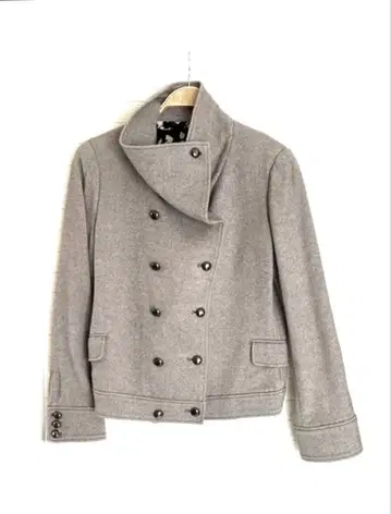 revisitation 디자인웍스 그레이 더블 브레스트 자켓
