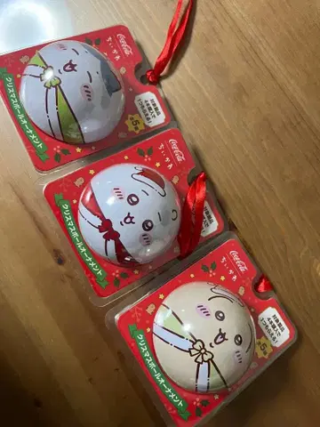 치이카와 (먼작귀) 크리스마스 오너먼트 3개