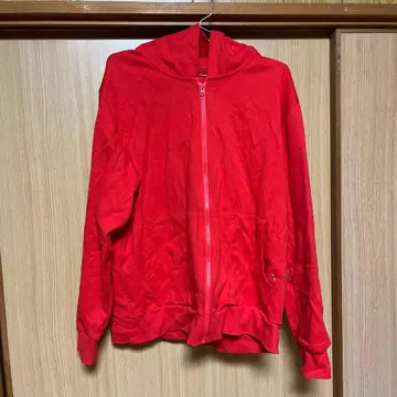 빨간색 피크민 후드티 L 사이즈