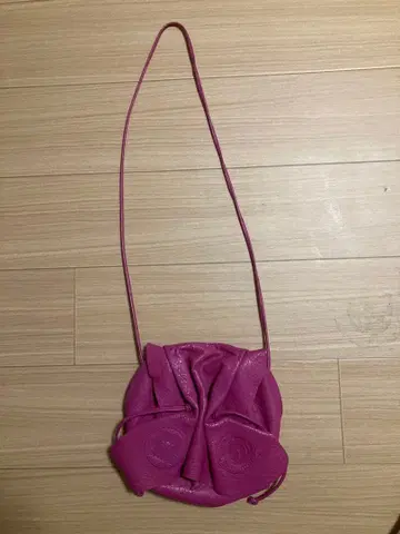 CF 핑크 숄더백 빈티지 쇼와 레트로