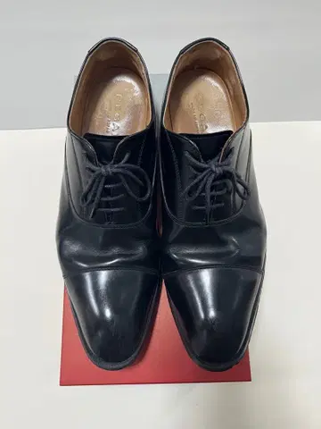 REGAL 블랙 드레스 슈즈 스트레이트 팁 26cm