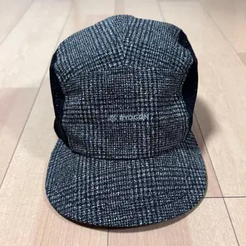 RYOGEN ORIGIN JET CAP 체크 무늬 캡 블랙/그레이