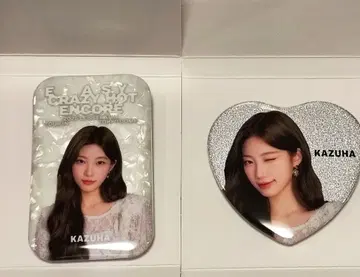 LESSERAFIM 카즈하 사진 캔뱃지 도쿄돔 굿즈