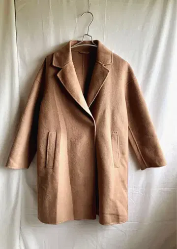 체스터 코트 / 카멜 / 울 / 취업활동 / 취업 새상품급