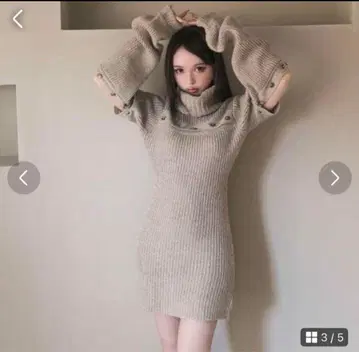 andmary 완판템 시에나 니트 미니 드레스 앤드마리 정품