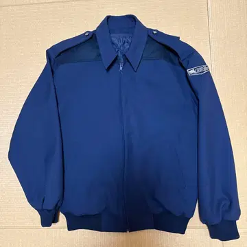 네이비 밀리터리 자켓 지퍼 포함