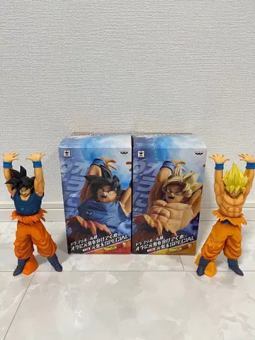 드래곤볼 슈퍼 나에게 힘을 나눠줘라 원기옥 손오공 2체 세트