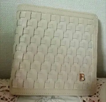 BALLY 발리 접이식 지갑 베이지