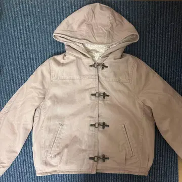 h&m 후드 부착 파이어맨 자켓 핑크