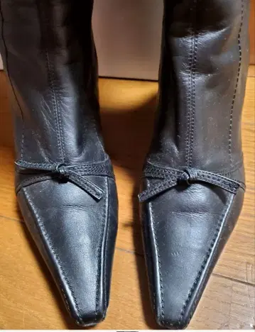 피티 스틸레토 롱 부츠 22.5cm