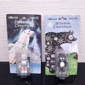 베어브릭 BE@RBRICK 이세탄 클라우스 하파니에 미 원더 크리스마스