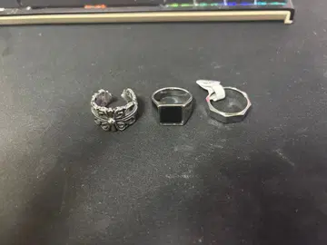 전개 반지 세트 3종