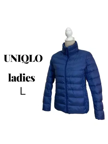 유니클로 울트라 라이트 다운 자켓 여성용 블루 L