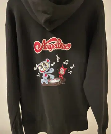 엔젤 블루 나카무라 군 레코드샵 후드티