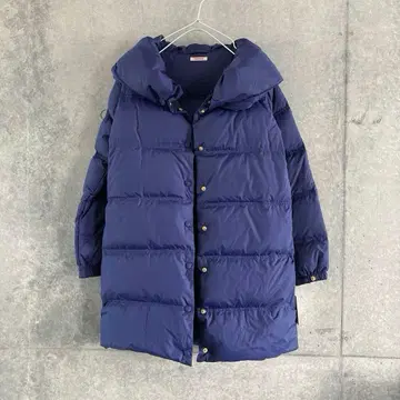 AIMER 에메 오프숄더 다운 코트 다운 자켓 블루 미사용 새상품