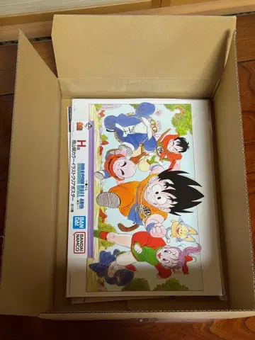 제일복권 드래곤볼 클리어 포스터 11장 세트 종이상자 발송