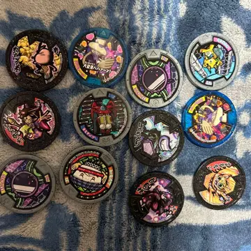 캐릭터 코인 12개 세트