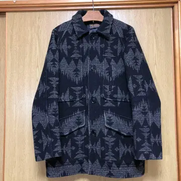 Pendleton 울 코트 S USA 제조 치마요 패턴 포틀랜드 컬렉션